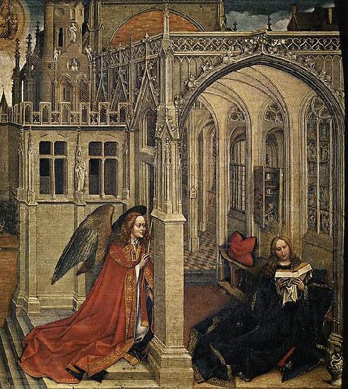 Robert Campin Annunciation oil painting picture